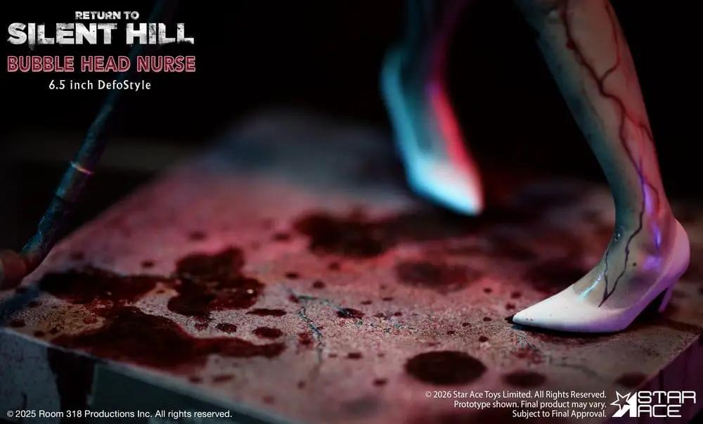 Bubble Head Nurse action figure from Return to Silent Hill, DefoStyle by STAR ACE COLLECTIBLES, 16.5 cm