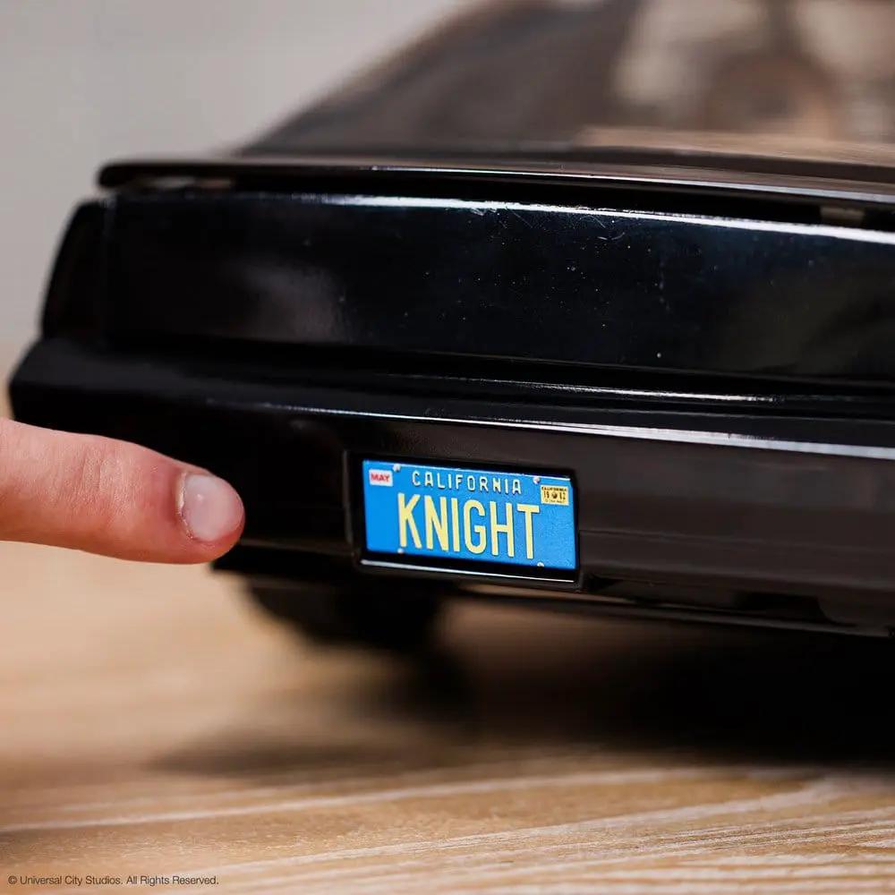 Coche de juguete diecast 1/10 KITT Knight Rider, negro con placa California KNIGHT