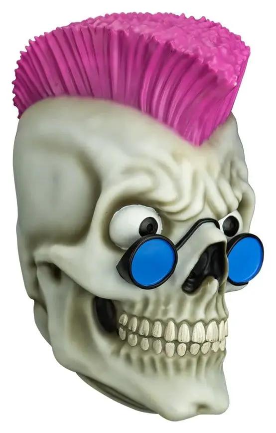 Máscara de vinilo Curly de Pesadillas con mohawk rosa y lentes azules redondos, TRICK OR TREAT STUDIOS