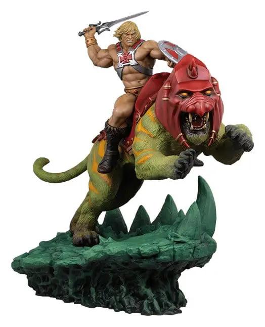 1/4 scale He-Man & Battle Cat statue by Tweeterhead, Masters of the Universe, 76 cm tall