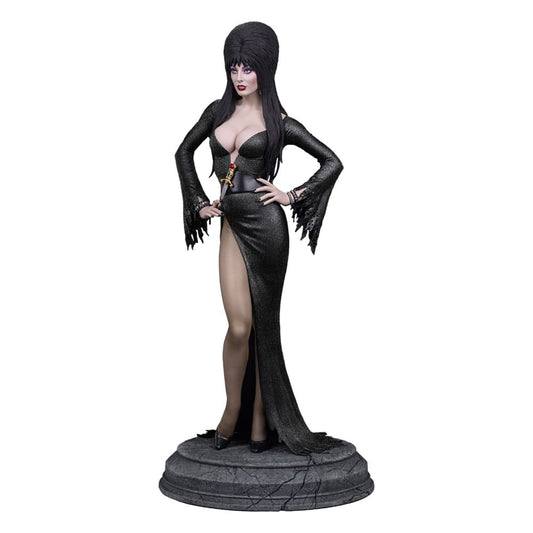 Elvira: Mistress of the Dark Estatua 1/4 Elvira (Black Glitter Dress) 48 cm