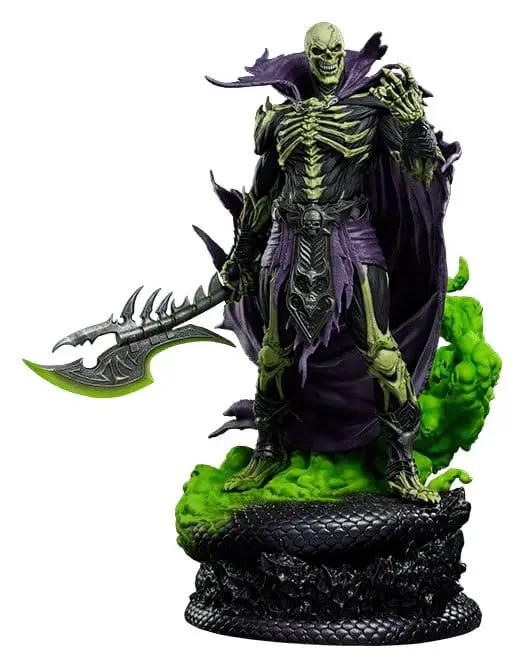Tweeterhead Scare Glow 1/5 Maqueta figure, limited edition, 52 cm, purple cape, green skeleton, neon blade on base.