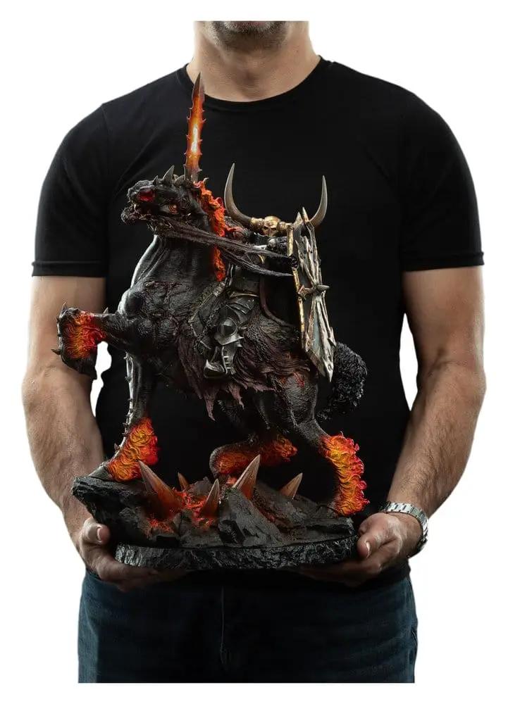 Estatua Archaon the Everchosen 1/10, Warhammer Age of Sigmar, edición limitada, figura montada con lava roja, 54 cm