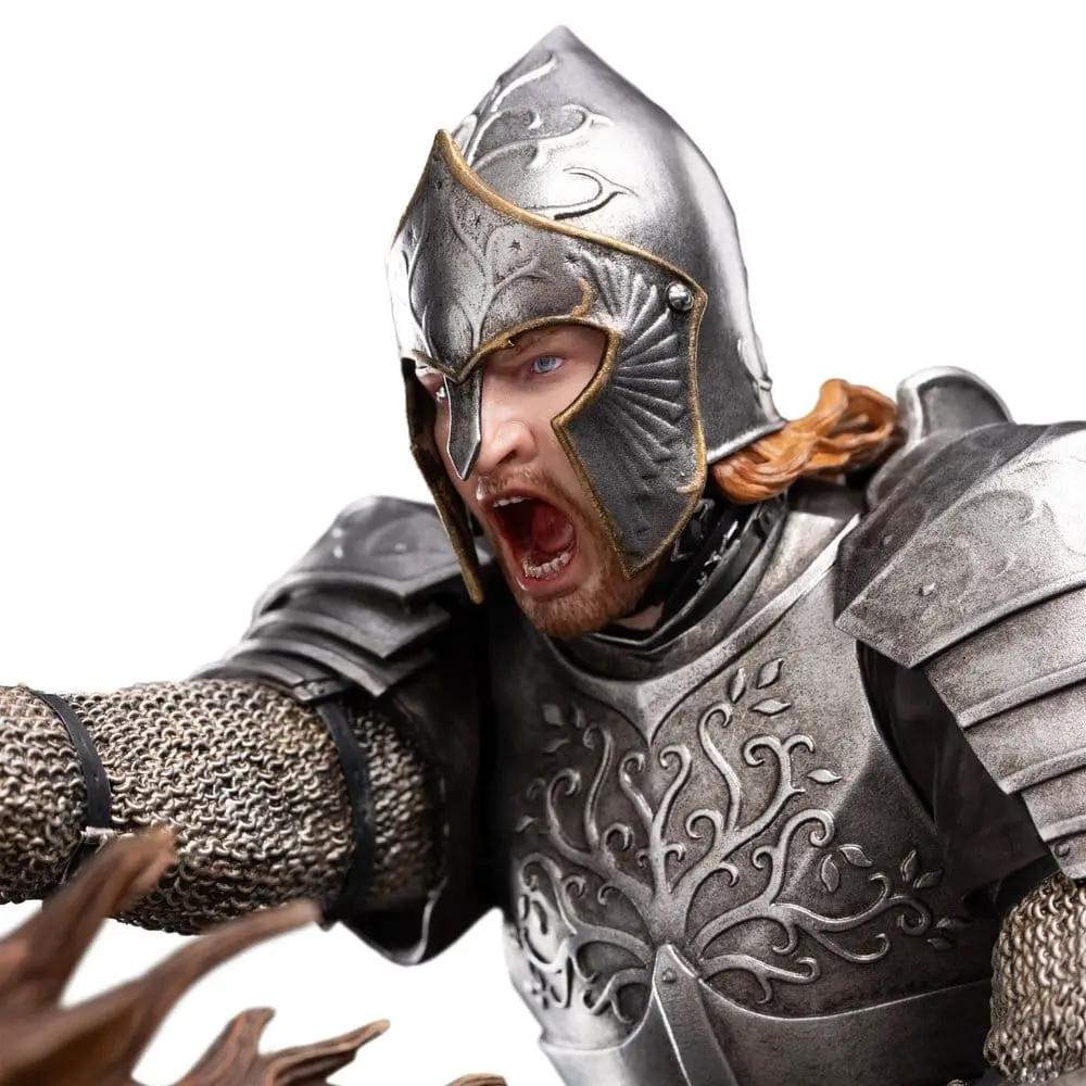 Estatua 1/6 Faramir de El Señor de los Anillos, edición limitada, por WETA COLLECTABLES, armadura plateada detallada