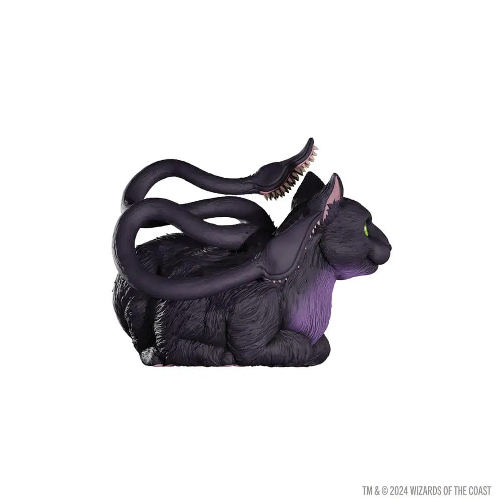Estatua de Displacer Beast kitten de D&D Realms, 26 cm, en colores negro/morado