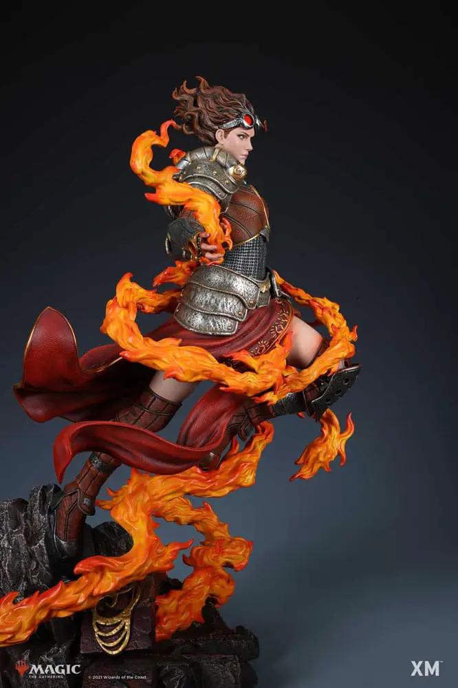 XM Studio 1/4 scale Chandra Nalaar statue from Magic: The Gathering, armored with fiery flames, 58 cm