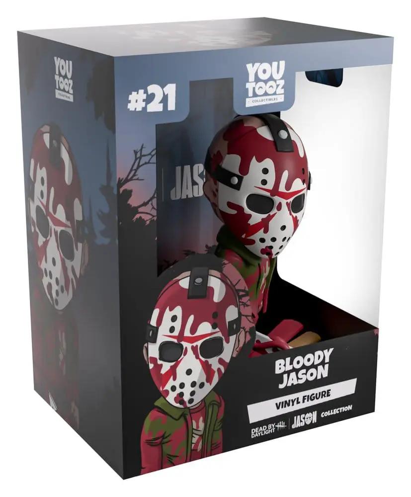 Figura vinyl Bloody Jason de Dead by Daylight, YouTooz, 12 cm, rojo/blanco; pack de 2 figuras