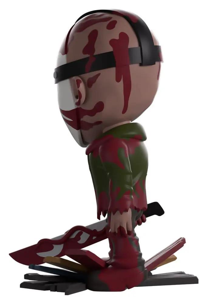 Figura vinyl Dead by Daylight Bloody Jason 12 cm de YOUTOOZ, Jason con máscara sangrienta y sudadera verde