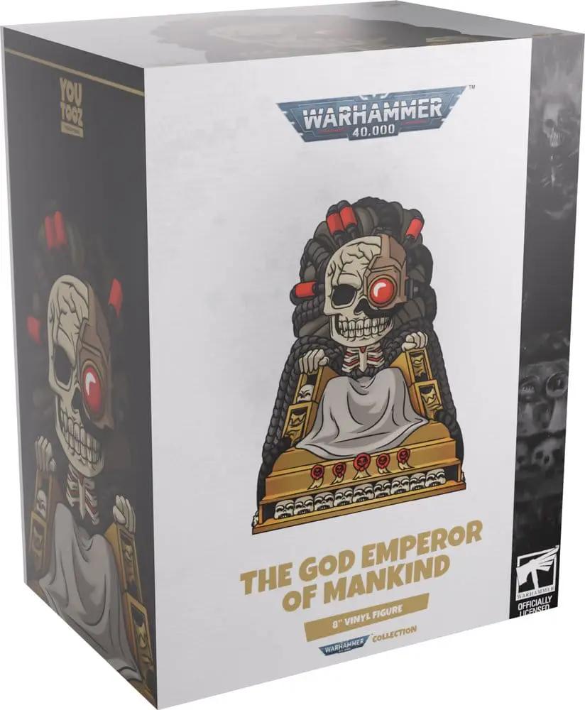 Figura vinilo YOUTOOZ The God Emperor of Mankind de Warhammer 40,000, 20 cm, en caja
