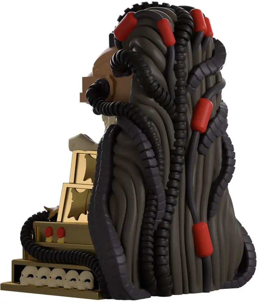 Figura vinilo Warhammer 40.000 Space Marine 2 The God Emperor of Mankind, 20 cm, base dorada con calaveras y cables