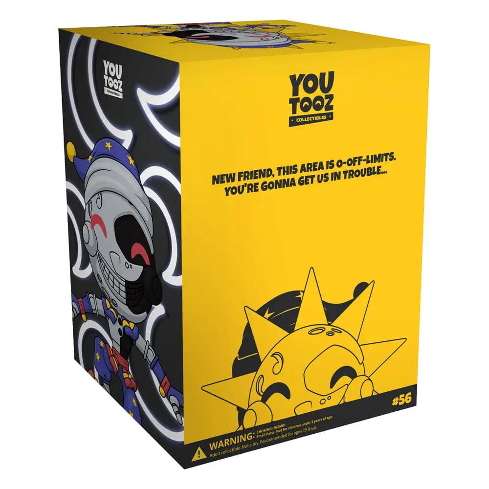 Five Nights at Freddy’s Sun & Moon vinyl figure box by YouTooz, yellow and black, 20 cm collectible