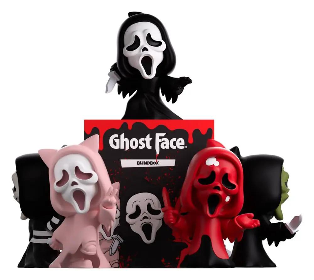 Ghost Face mini vinyl figures blind box set by Youtooz, assorted colors, five figures shown